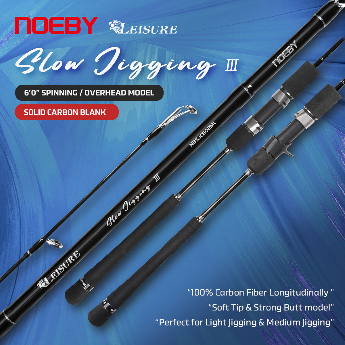 Noeby New Slow Jigging Fishing - Fishing Rod Surf ulasan dan harga