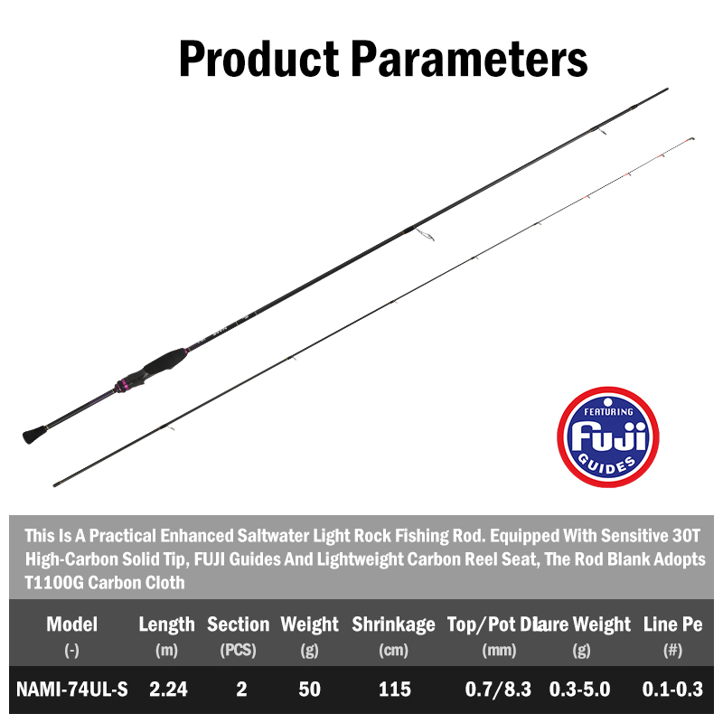 LEYDUN NAMI Ultralight Ajing R - Fishing Rod Surf ulasan dan harga